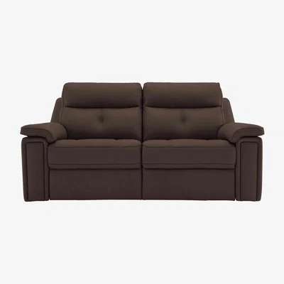 Furniture Village G Plan - Hannington 3 Seater Leather Power Recliner Sofa