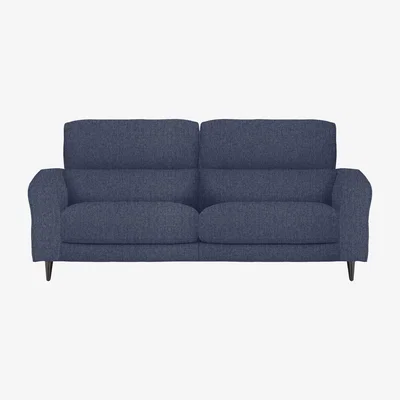 Furniture Village Axel 3 Seater Fabric Power Recliner Sofa - R38 Blue