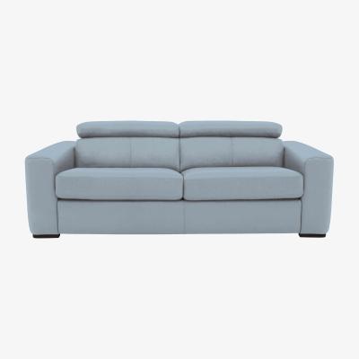 Furniture Village Infinity 3 Seater NC Leather Sofa - Pearl Blue