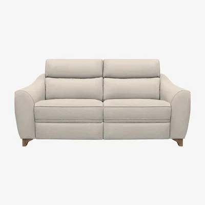 Furniture Village G Plan - Lucca 3 Seater Fabric Sofa - Nebular Pebble