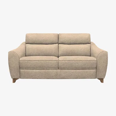 Furniture Village G Plan - Lucca 3 Seater Fabric Sofa - No Recliner - Dapple Sparrow
