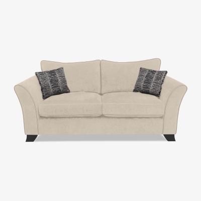Furniture Village Stellar 3 Seater Classic Back Sofa - Bolero Eggshell Self