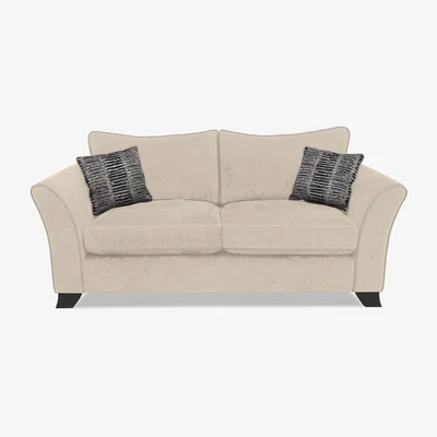 Furniture Village Stellar 3 Seater Classic Back Sofa - Bolero Eggshell Self