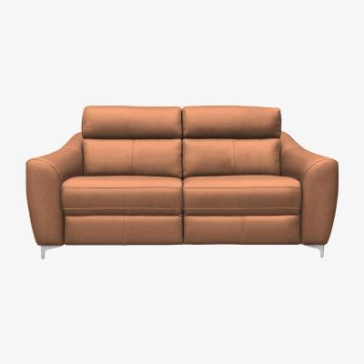 Furniture Village G Plan - Lucca 3 Seater Leather Power Recliner Sofa - Texas Tan