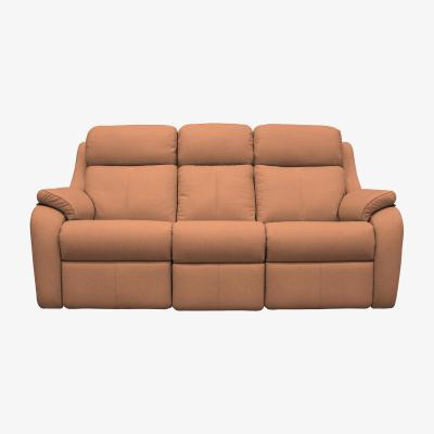 Furniture Village G Plan - Kingsbury 3 Seater Leather Power Recliner Sofa - Texas Tan
