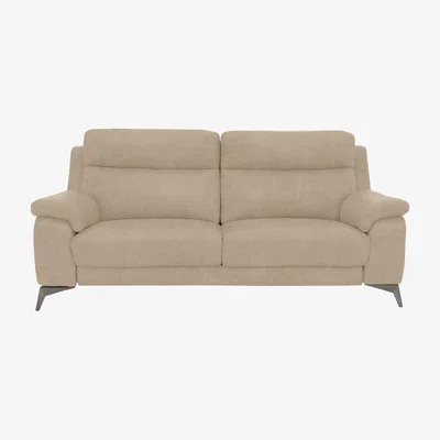 Furniture Village Missouri 3 Seater Fabric Sofa - Beige