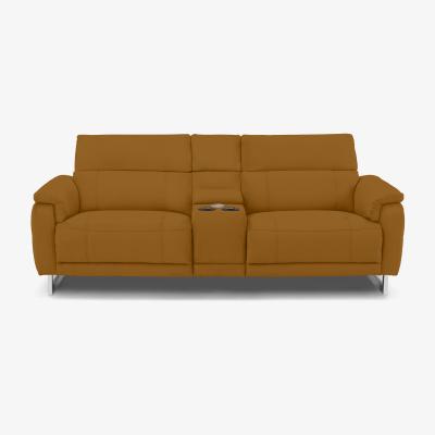 Furniture Village Moet 3 Seater Fabric Power Recliner Sofa with Telescopic Headrests and Smart Console