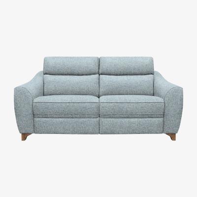 Furniture Village G Plan - Lucca 3 Seater Fabric Power Recliner Sofa - Arola Sky