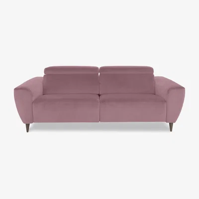 Furniture Village Nicoletti Italia - Milano 3 Seater Fabric Sofa - Selma Rosa