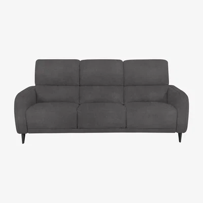 Furniture Village Domicil - Logan 3 Seater Fabric Sofa - Pewter