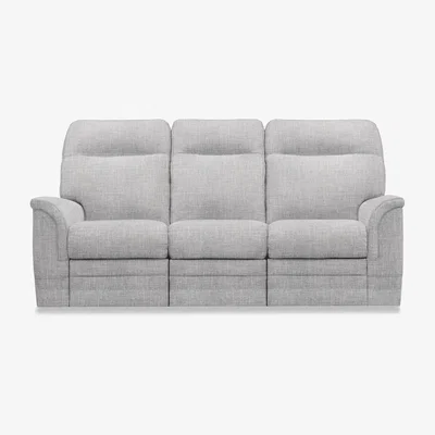 Furniture Village Parker Knoll - Hudson 23 Fabric 3 Seater Power Recliner Sofa with Headrests and Power Lumbar - Latitude Duck Egg