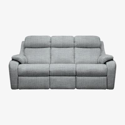 Furniture Village G Plan - Kingsbury 3 Seater Fabric Power Battery Recliner Sofa with Headrests - Beach Duck Egg