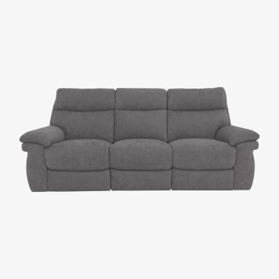 Furniture Village Comfort Story - Serene 3 Seater Fabric Power Recliner Sofa with Headrests - Iron