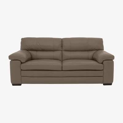 Furniture Village Cozee Leather 2.5 Seater Sofa - Bark