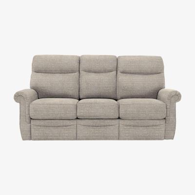 Furniture Village G Plan - Avon 3 Seater Fabric Power Recliner Sofa - Yarn Shale