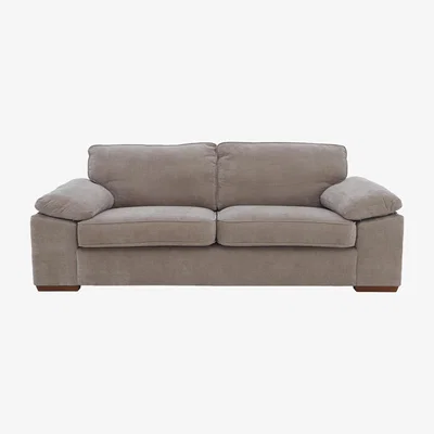 Furniture Village Home 3 Seater Fabric Sofa - Limited Stock Available! - Brown