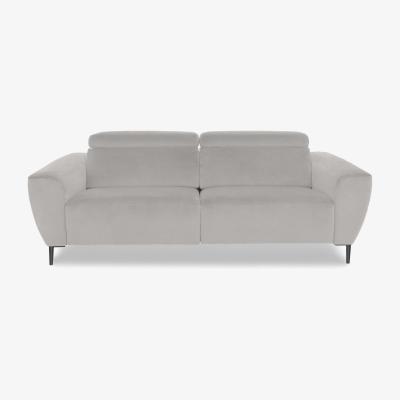 Furniture Village Nicoletti Italia - Milano 3 Seater Fabric Sofa - Flambe Ghiaccio