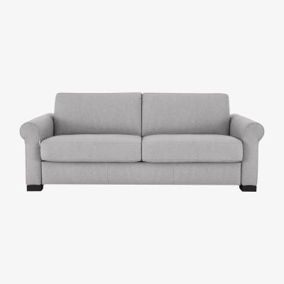 Furniture Village Nicoletti - Alcova 3 Seater Fabric Sofa with Scroll Arms - Grey