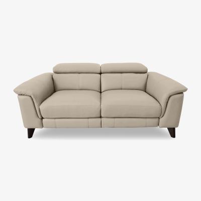 Furniture Village Wade 3 Seater BV Leather Power Recliner Sofa - Dapple Grey