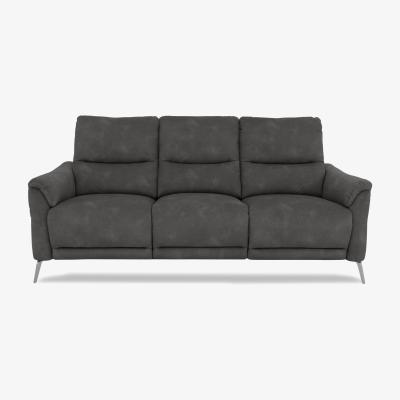 Furniture Village Daytona 3 Seater Fabric Sofa - Dexter Shadow