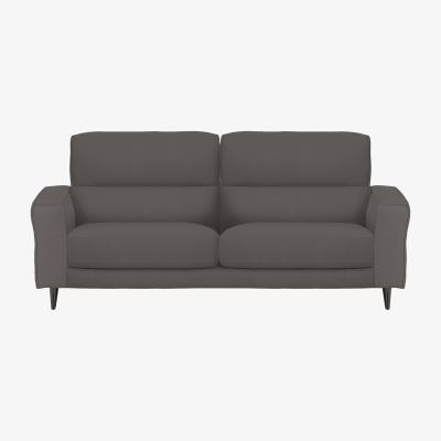 Furniture Village Axel 3 Seater BV Leather Sofa - BV Elephant