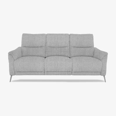 Furniture Village Daytona 3 Seater Fabric Sofa - Anivia Light Grey