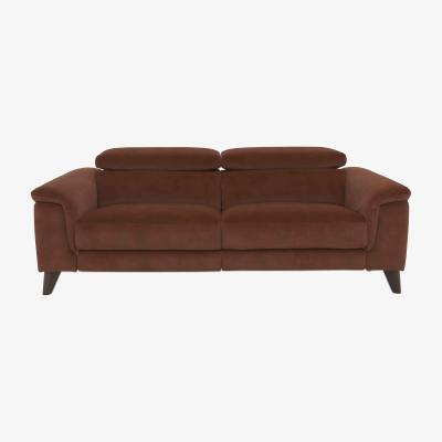 Furniture Village Wade 3 Seater Fabric Power Recliner Sofa - R06 Caramel