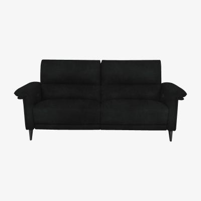 Furniture Village Domicil - Huxley 3 Seater Fabric Power Recliner Sofa with Telescopic Headrests - Panther Grey