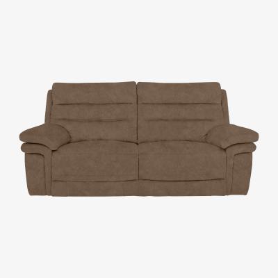 Furniture Village Berlin 3 Seater Fabric Sofa - Brown