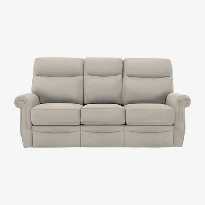 Furniture Village G Plan - Avon 3 Seater Fabric Power Recliner Sofa - Nebular Pebble