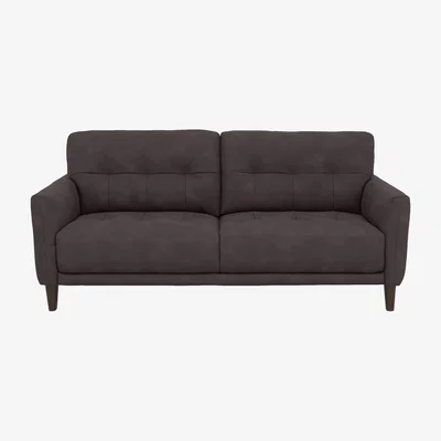 Furniture Village Uno Fabric 3 Seater Sofa - Dark Brown