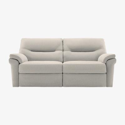 Furniture Village G Plan - Seattle 3 Seater Fabric Power Recliner Sofa - Nebular Pebble