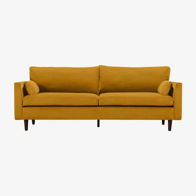 Furniture Village Sofa in a Box Rae 3 Seater Sofa - Yellow