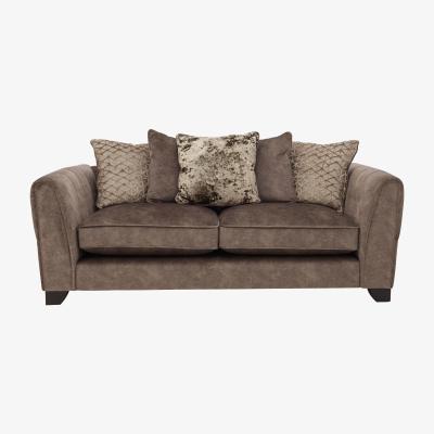 Furniture Village Ariana 3 Seater Fabric Pillow Back Sofa - Only One Left!