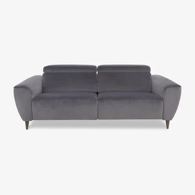 Furniture Village Nicoletti Italia - Milano 3 Seater Fabric Sofa - Selma Topo