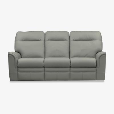 Furniture Village Parker Knoll - Hudson 23 Leather 3 Seater Power Recliner Sofa - Como Slate