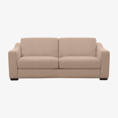 Furniture Village Optimus 3 Seater NC Leather Sofa - NC Pebble