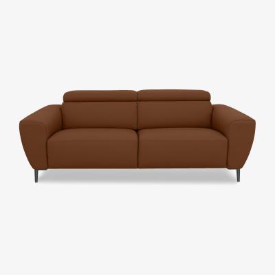 Furniture Village Nicoletti Italia - Milano 3 Seater Leather Power Recliner Sofa - Botero Cuoio