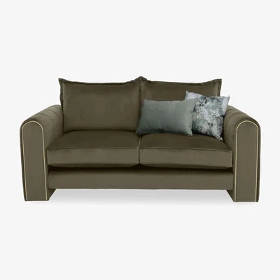 Furniture Village Helena 3 Seater Sofa - Khaki