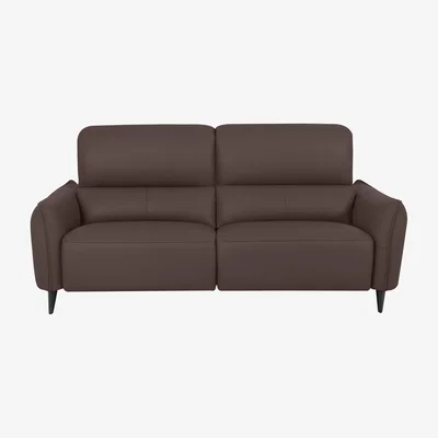 Furniture Village Domicil - Maddox 3 Seater Leather Sofa - NN Cacao Brown