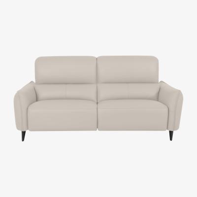 Furniture Village Domicil - Maddox 3 Seater Leather Power Recliner Sofa - NP Frost