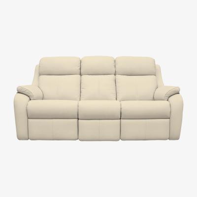 Furniture Village G Plan - Kingsbury 3 Seater Leather Sofa - Cambridge Stone