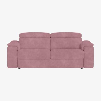 Furniture Village Nicoletti Italia - Davide 3 Seater Fabric Sofa - Selma Rosa