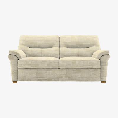 Furniture Village G Plan - Seattle 3 Seater Fabric Sofa - Cream