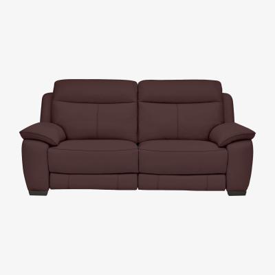 Furniture Village Starlight Express 3 Seater Leather Recliner Sofa with Power Headrests- World of Leather