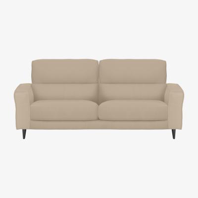 Furniture Village Axel 3 Seater NC Leather Sofa - NC Pebble