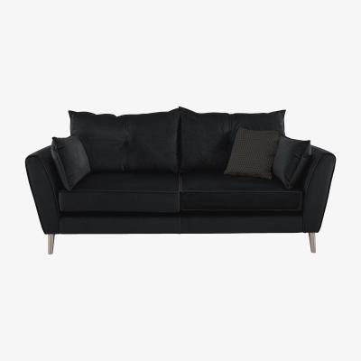 Furniture Village Celestia 3 Seater Fabric Sofa - Black