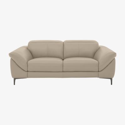 Furniture Village Galaxy 3 Seater Leather Recliner Sofa with Power Headrests- World of Leather