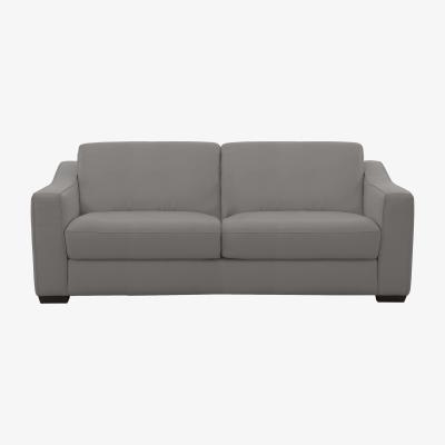 Furniture Village Optimus 3 Seater NC Leather Sofa - Sleet