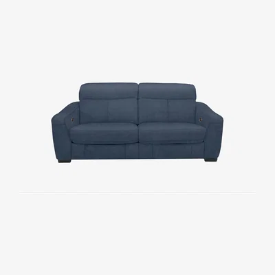 Furniture Village Cressida 3 Seater Fabric Recliner Sofa - Blue